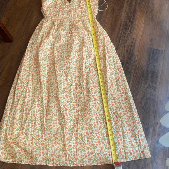 Wayf Floral A-Line Skirt in Yellow and Green - Picture 9 of 10